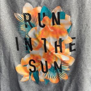 Gray Graphic Dri Fit Tank Top